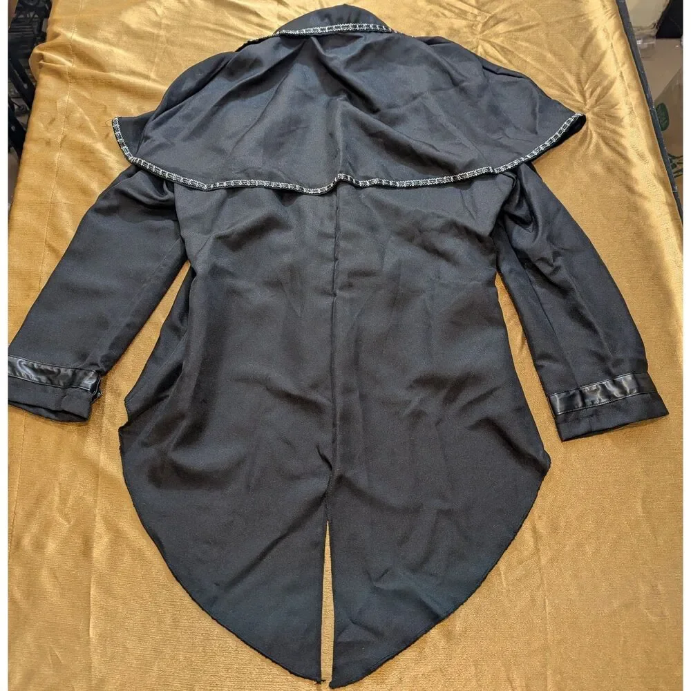 Spirit Halloween Gothic Tailcoat Jacket w/ Brocade Vest L 26"/40" Tails - Picture 4 of 7